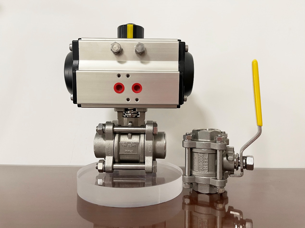 BN series three piece ball valve